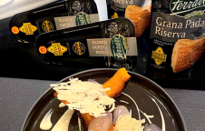 Chef Andrea Berton, zucca al forno con scalogno e Grana Padano