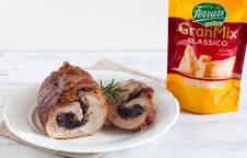 Arrosto di vitello al radicchio e GranMix Classico Ferrari