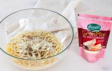 Cacio e pepe monoporzione al GranMix al Pecorino Ferrari