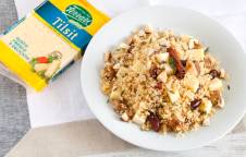 Cous cous con fichi secchi, datteri, Tilsit Ferrari e noci brasiliane