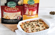 Millefoglie di zucchine, crema al GranMix Classico Ferrari e pomodori secchi