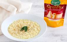 Risotto al whisky torbato, liquerizia e GranMix Classico Ferrari