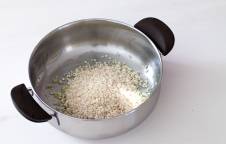 Risotto al whisky torbato, liquerizia e GranMix Classico Ferrari