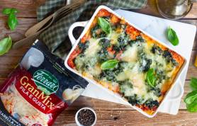 Lasagne di pane con spinaci