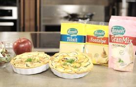 Quiche al formaggio con zucchine