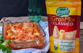 Paccheri con salsiccia e formaggi al forno