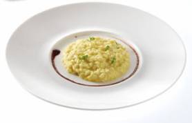 Risotto mantecato ai peperoni e tartufo