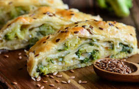 Focaccia di broccoletti