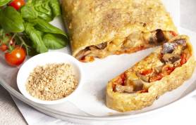 Strudel di melanzane con GranMix ai Porcini