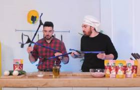 La frittata gigante dei theShow con i GranMix Ferrari