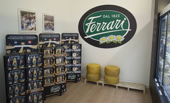 Tutto il gusto e la qualità di Ferrari ti aspettano allo spaccio aziendale