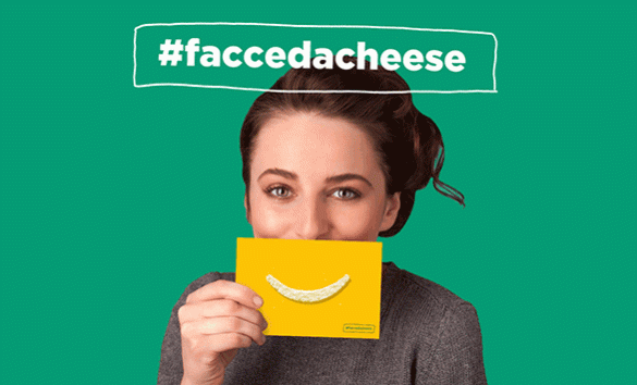 Condividi le tue #faccedacheese