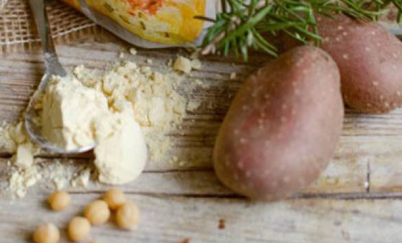 Panzerottini di ceci con patate
