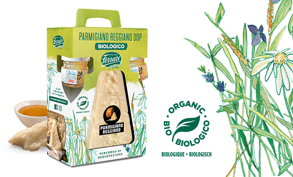 Parmigiano Reggiano Dop formaggio biologico