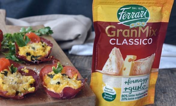 Cestini di bresaola con crema di patate e formaggi