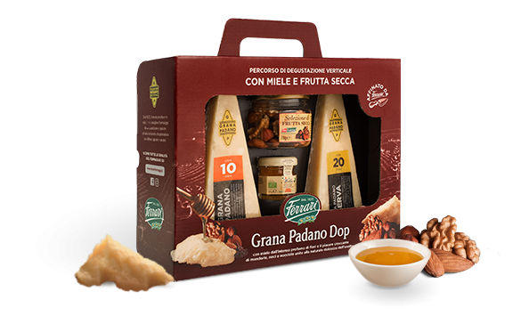 Degustazione Formaggio Grana Padano con miele