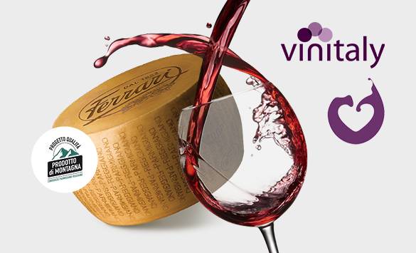 Ferrari brings the excellence of cheese to Vinitaly. Come and taste our Parmigiano Reggiano “Prodotto di Montagna Progetto Qualità"!