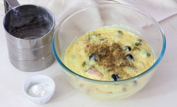 Cake alle olive e GranMix al Pecorino Ferrari