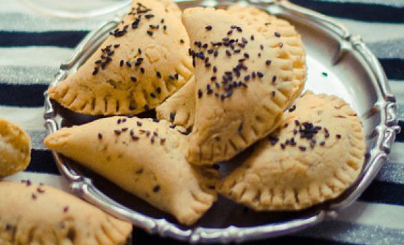 Panzerottini di ceci con patate