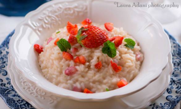 Risotto alle fragole e champagne