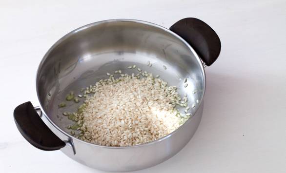Risotto al whisky torbato, liquerizia e GranMix Classico Ferrari