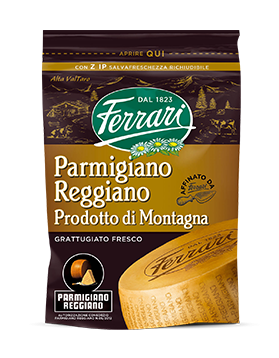 Grated Parmigiano Reggiano Prodotto Di Montagna