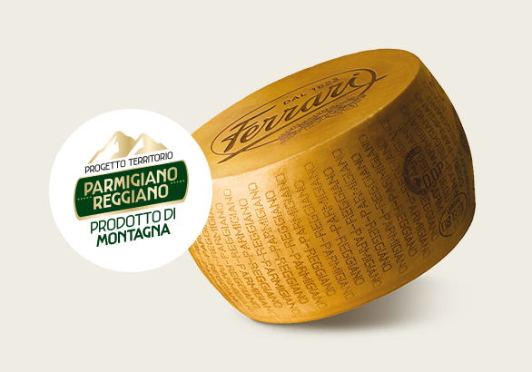 Parmigiano Reggiano Prodotto di Montagna Cuor di Forma Progetto Qualità 24 mesi