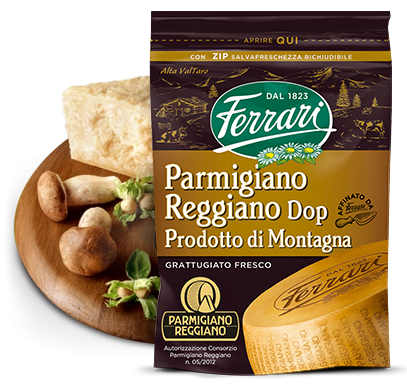 Parmigiano Reggiano Prodotto di Montagna Grattugiato