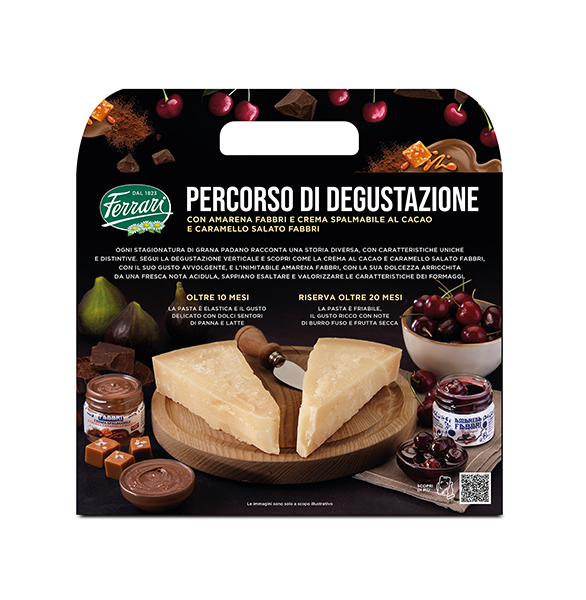 Confezione regalo Grana Padano con specialità Fabbri