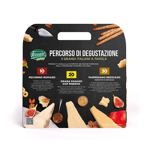 Percorso di degustazione: Tre Grandi Italiani a Tavola